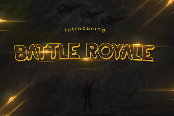 Battle Royale: A Bold Display Font for Editorial Punch