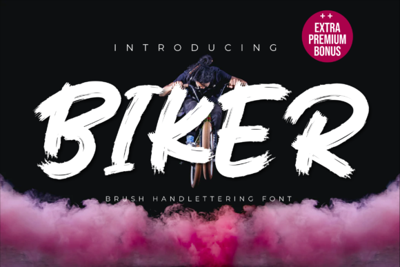 Biker Font: A Hand-Drawn Display Typeface for Editorial Personality