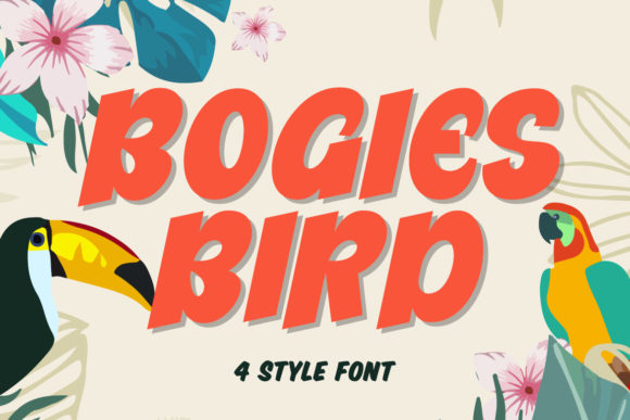 Bogies Bird: A Chunky Display Font for Creative Campaigns