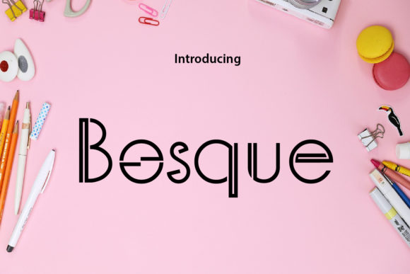 Bosque Font: A Minimalist Futuristic Tool for Creative Product Makers