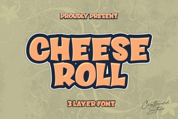 Cheese Roll Font for Friendly Branding Projects