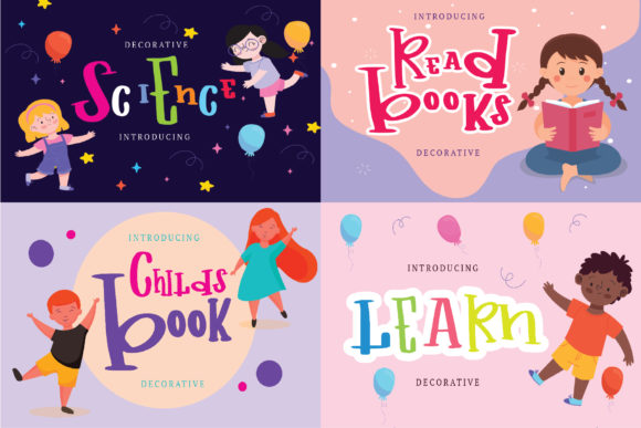 Childs Book: A Friendly Display Font for Playful Projects