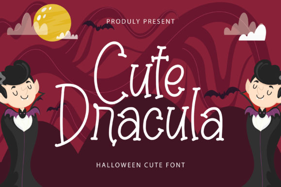 Cute Dracula: A Cute Display Font for Modern Web Design
