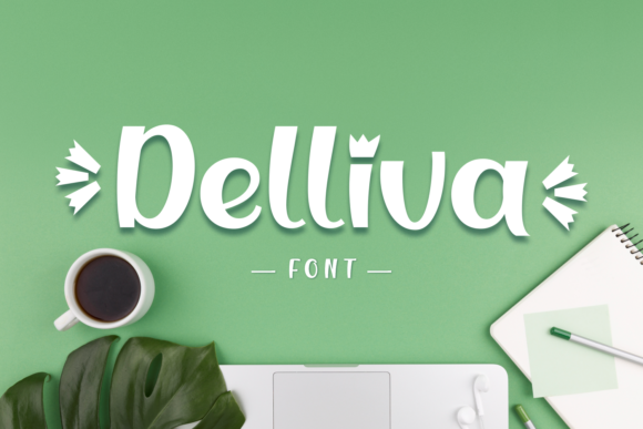 Delliva: A Simple and Elegant Display Font for Creative Ideas
