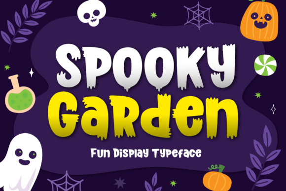 Designing Halloween Branding Projects with Spooky Garden Font