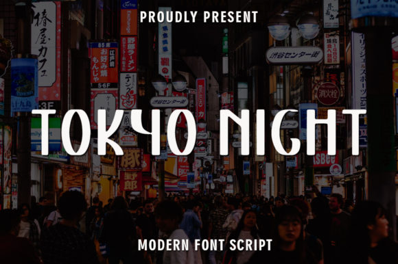 Discovering Tokyo Night: A Versatile Display Font for Modern Branding