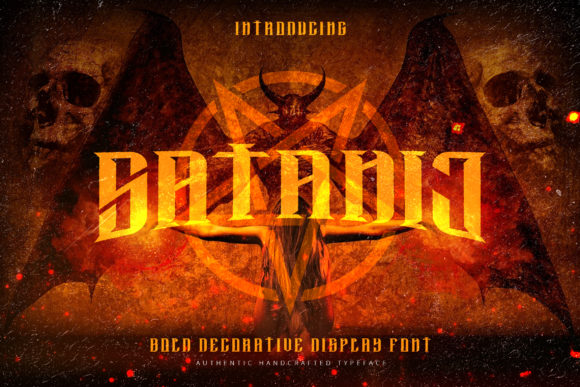 Elevate Your Digital Branding with the Satanic Display Font