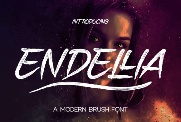Endellia: A Bold Display Font for Small Business Branding
