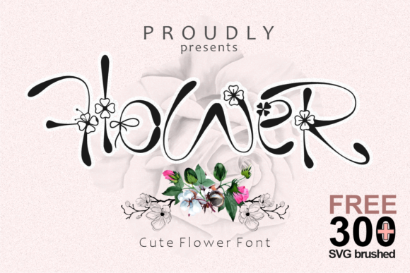 Flower Font: A Strategic Display Typeface for Creative Campaigns