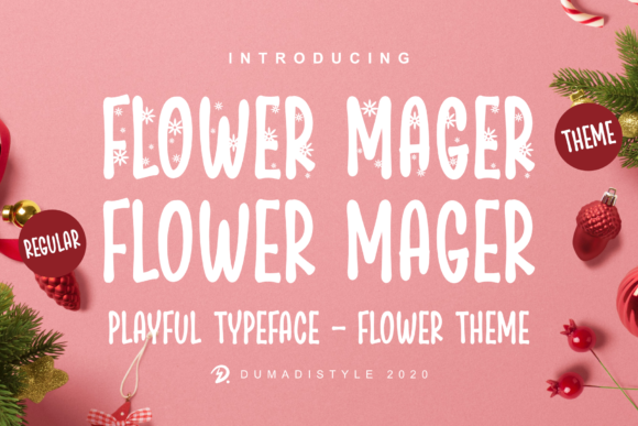 Flower Mager: A Display Font Designed for Marketing Clarity