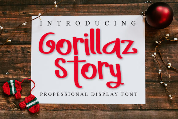 Gorrilaz Story Font Review for Modern Brand Identity