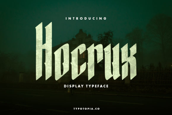 Hocrux: A Bold Display Font for Campaigns That Demand Attention