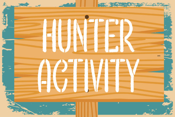 Hunter Activity Font: A Simple Tool for Strategic Campaigns