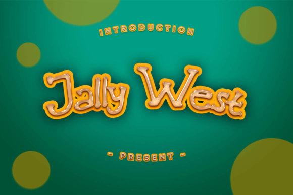 Jally West: A Joyful Display Font for Digital Design