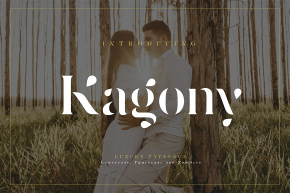 Kagony: The Display Font Crafters and Creators Need