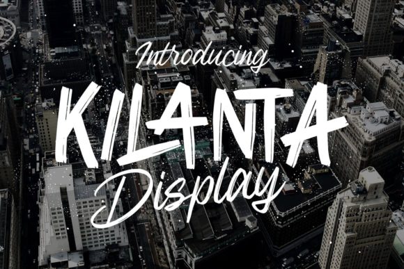 Kilanta: A Bold Display Font for Digital Interfaces