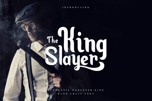 King Slayer: The Elegant Display Font for Crafters and Sellers