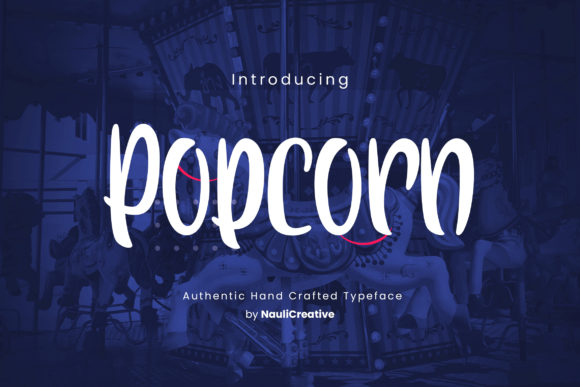 Popcorn: A Display Font for Dynamic Campaigns