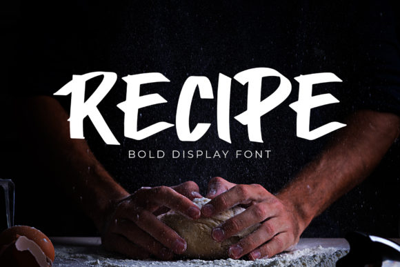 Recipe: A Bold, Simple Display Font for Every Brand
