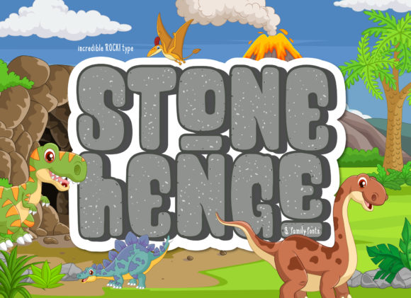 Stone Henge: A Bold Display Font for Dramatic Designs