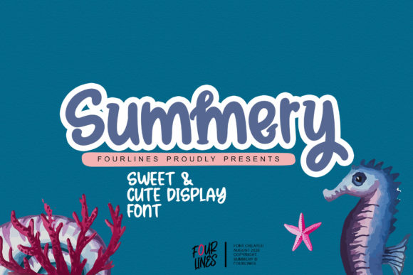 Summery: The Perfect Joyful Display Font for Your Creative Projects