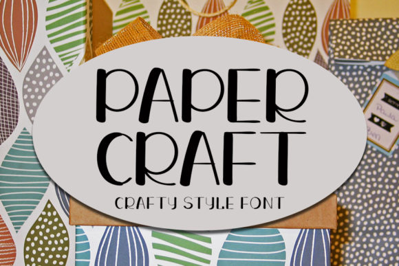 The Paper Craft Display Font for Elegant Digital Branding