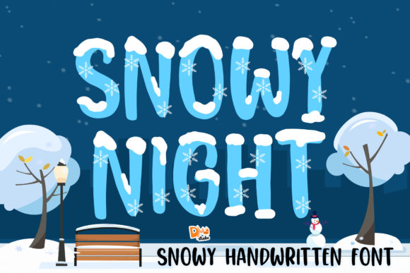 The Snowy Night Font: A Distinctive Tool for Your Brand