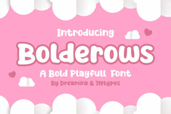 Using the Bolderows Display Font for Creative Branding Projects