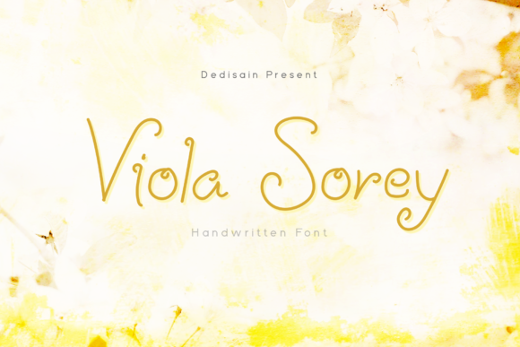 Viola Sorey: An Elegant Display Font for Digital Design